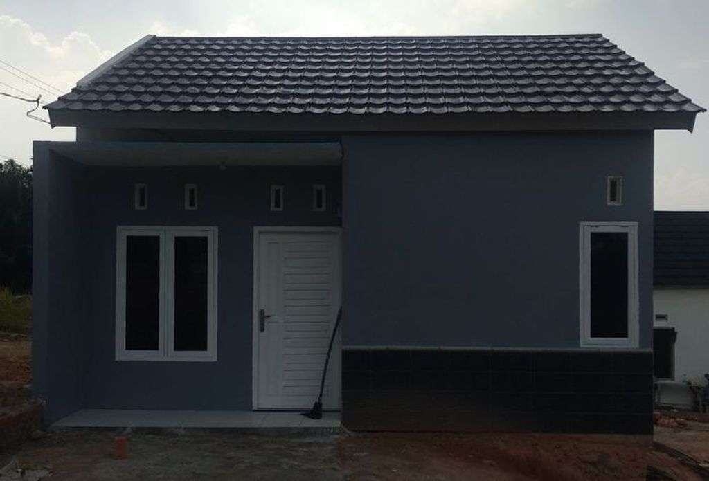 foto tampak rumah tipe RSH 36 Update perumahan SINAR MULIA RESIDENCE