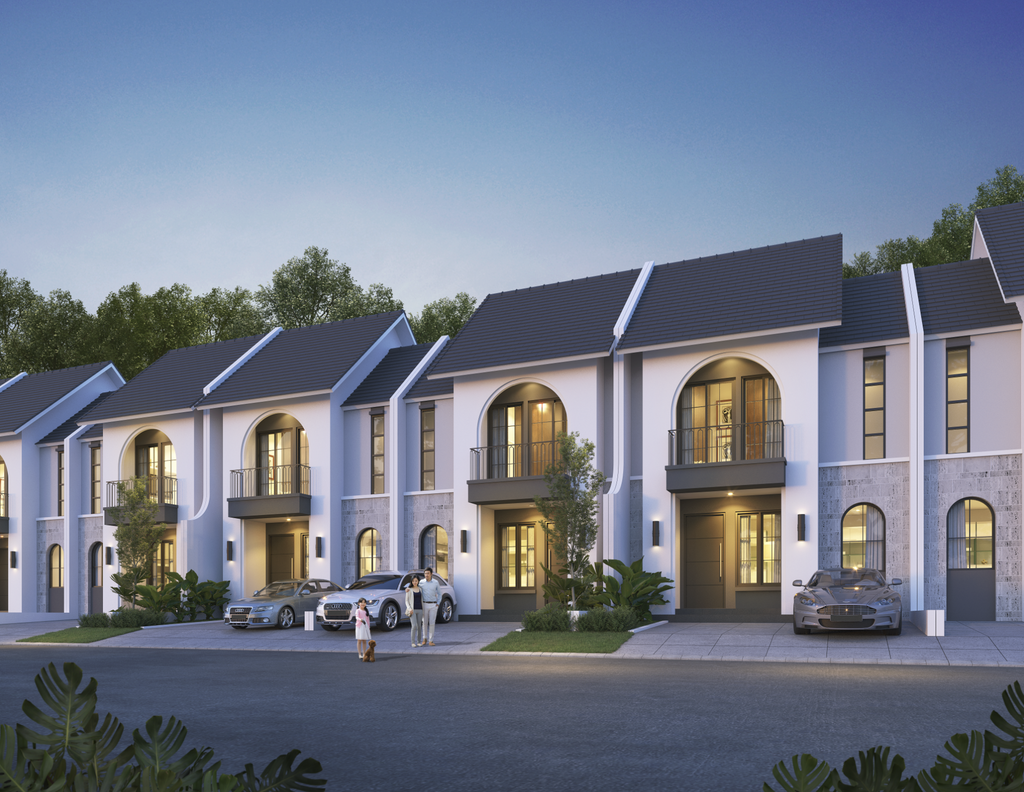 foto tampak rumah tipe B-99-119 perumahan CITRAGRAND CIBUBUR CBD/CITRAGRAND 2 ( CLUSTER BRUNNERA tahap 1)