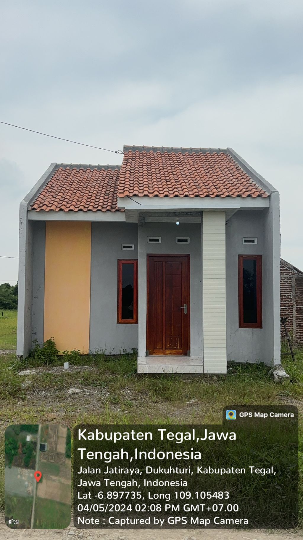 foto tampak rumah tipe 30 perumahan PURI RARASTITI 5