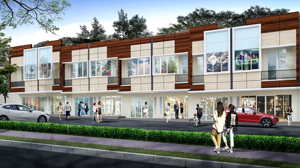 foto tampak rumah tipe 61.5/95 (2024) perumahan Sentul Alaya