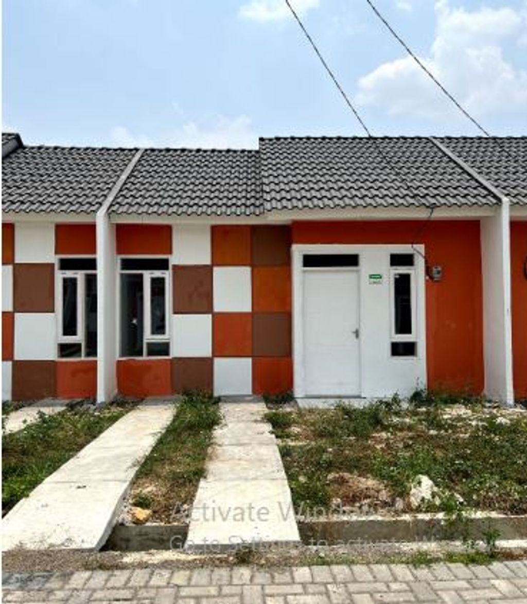 foto tampak rumah tipe 27/60 perumahan Citra Swarna Riverside Tahap 2
