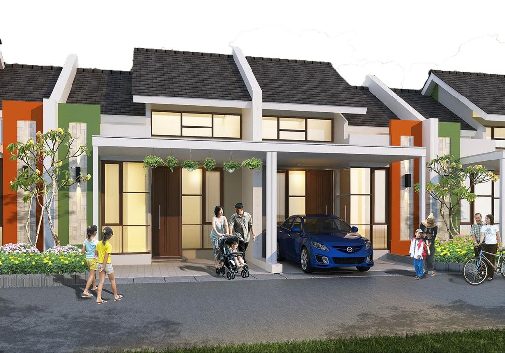 foto tampak rumah tipe GRIYA T39 perumahan Griya Karawaci