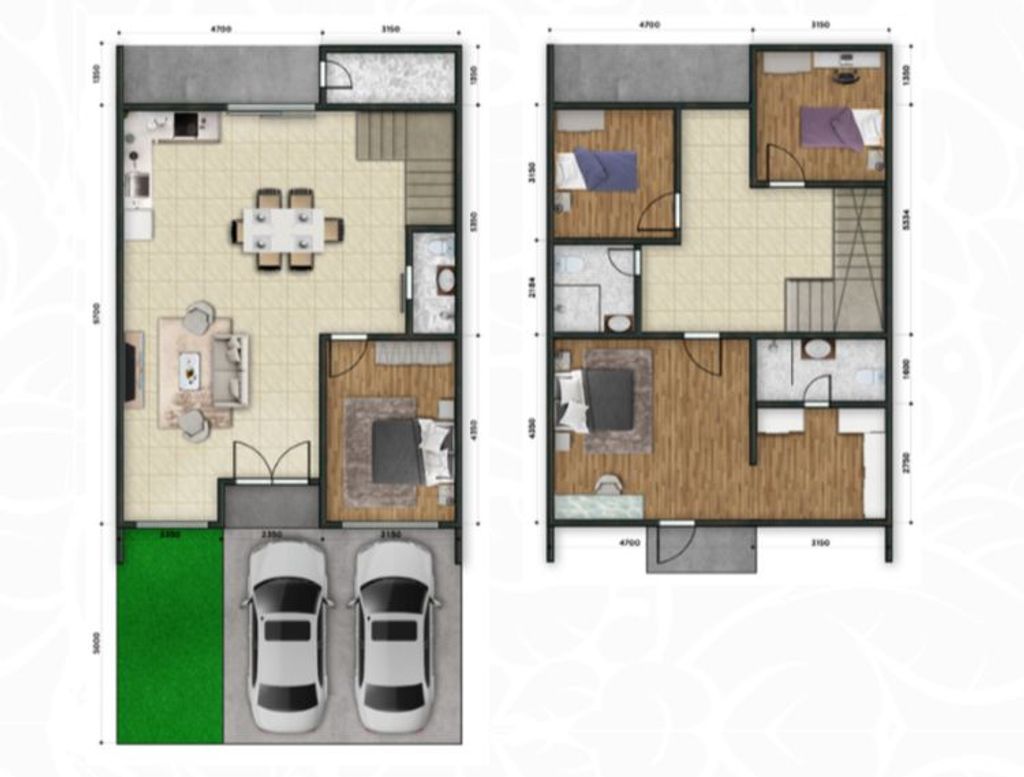 foto denah rumah tipe E perumahan Perumahan Kemangi Residence