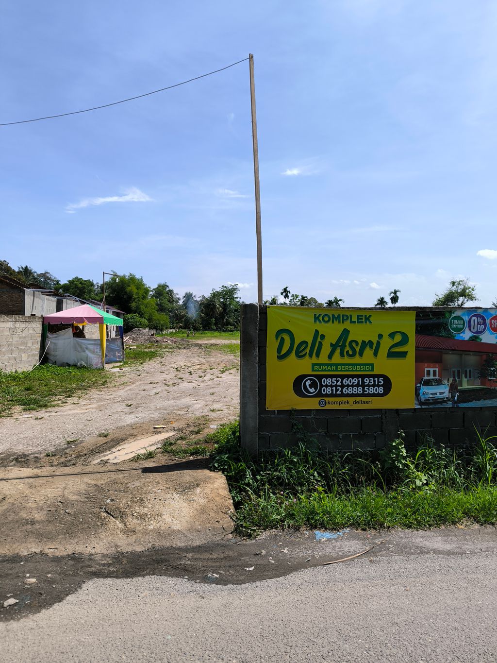 foto gerbang perumahan DELI ASRI2