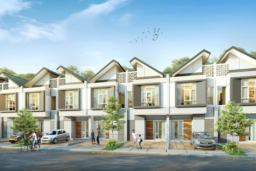 foto tampak rumah tipe Vettore - L5 Grande perumahan Prima Harapan Regency