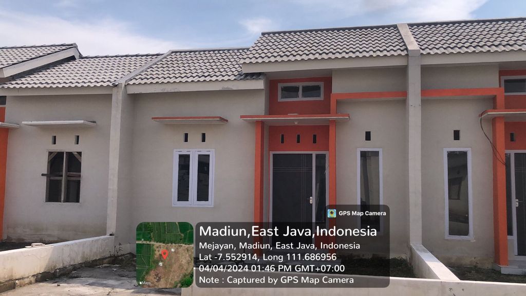 foto tampak rumah tipe 30 perumahan GRIYA PERMATA ASRI