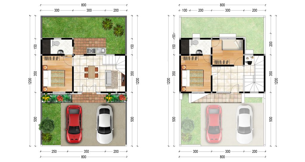 foto denah rumah tipe Vettore - L8 Superior perumahan Prima Harapan Regency