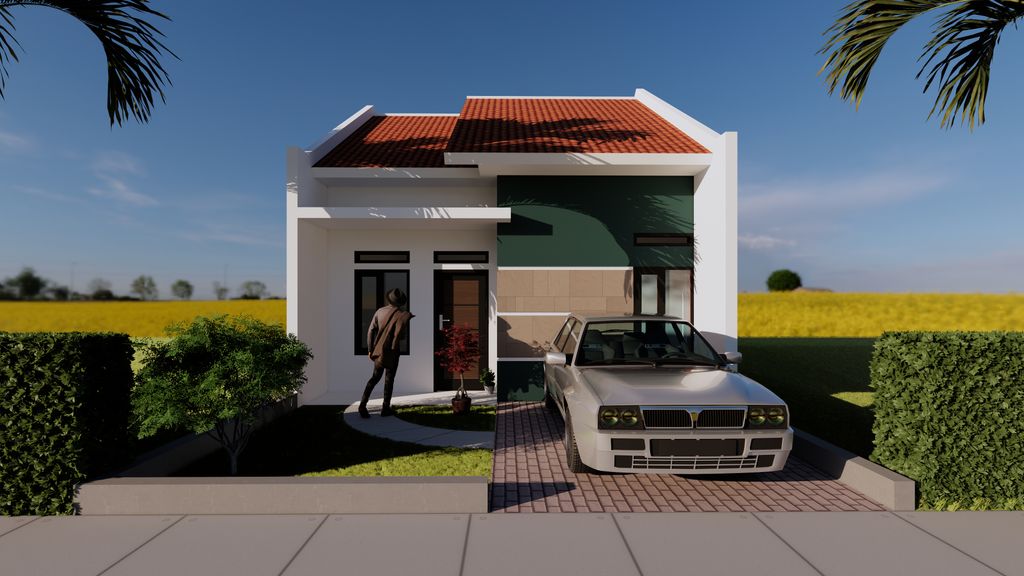 foto tampak rumah tipe 36/72 2024 perumahan Perumahan Talaga Kusuma