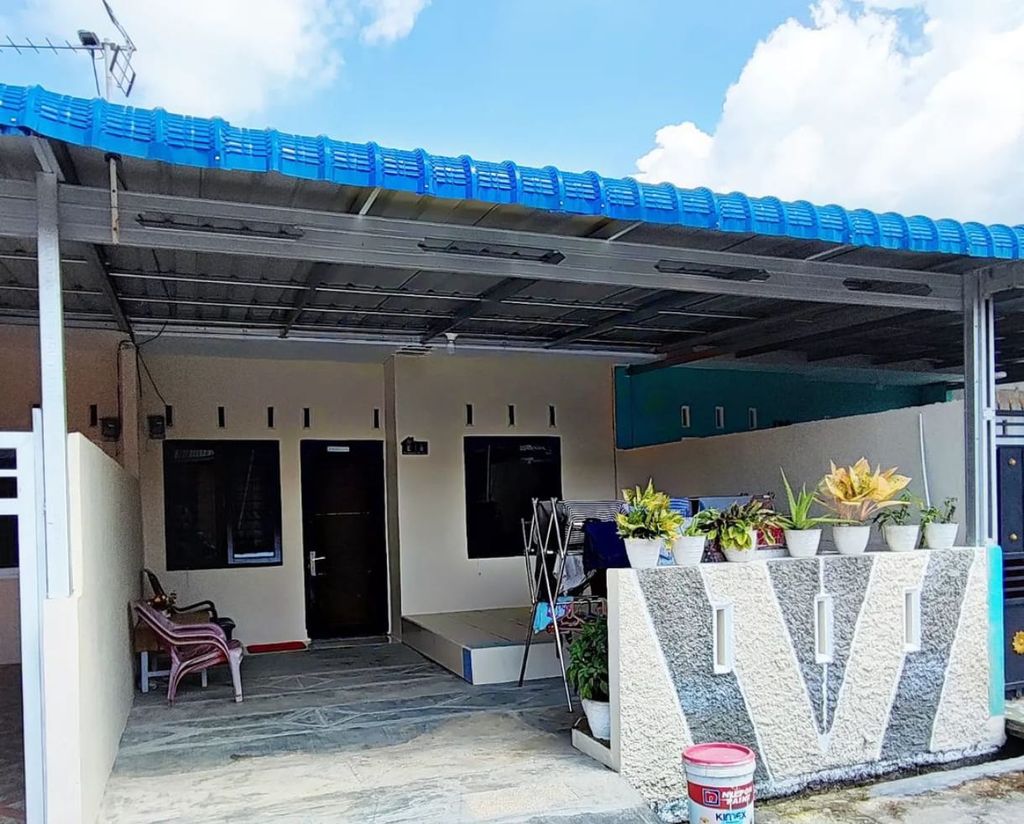 foto tampak rumah tipe 36/72 perumahan DELI ASRI2