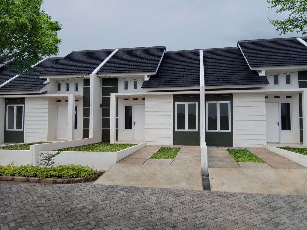 foto tampak rumah tipe 36/108 perumahan Duren Village