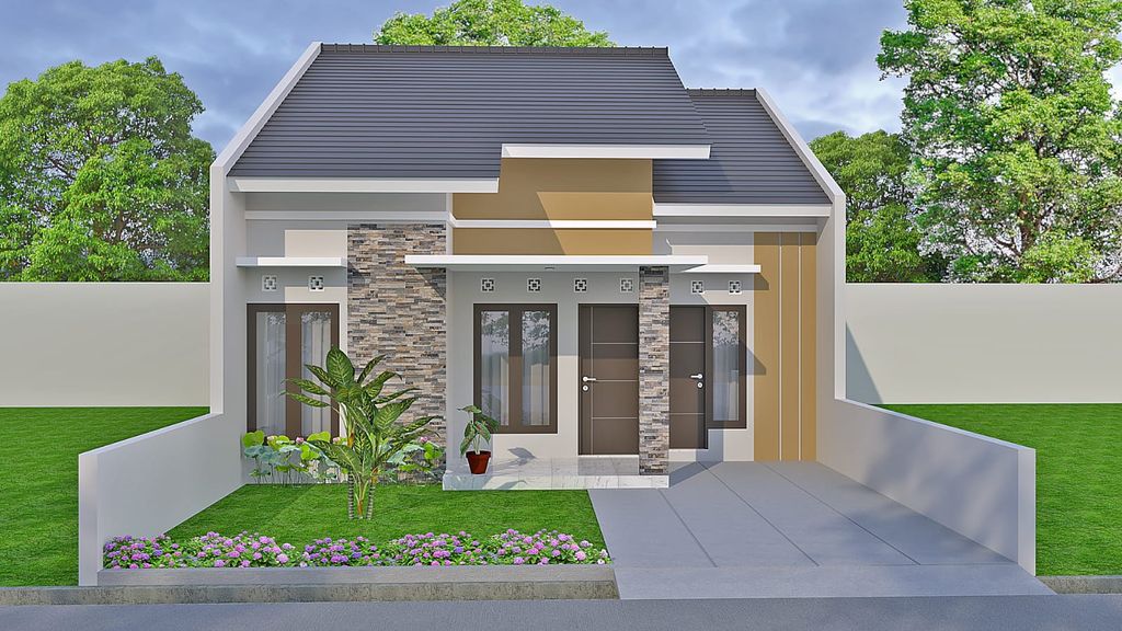 foto tampak rumah tipe 60 perumahan NINDYA ASRI 9 TAHAP 2