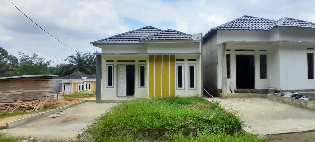 foto tampak rumah tipe 36/100 perumahan FAANZA RESIDENCE 2