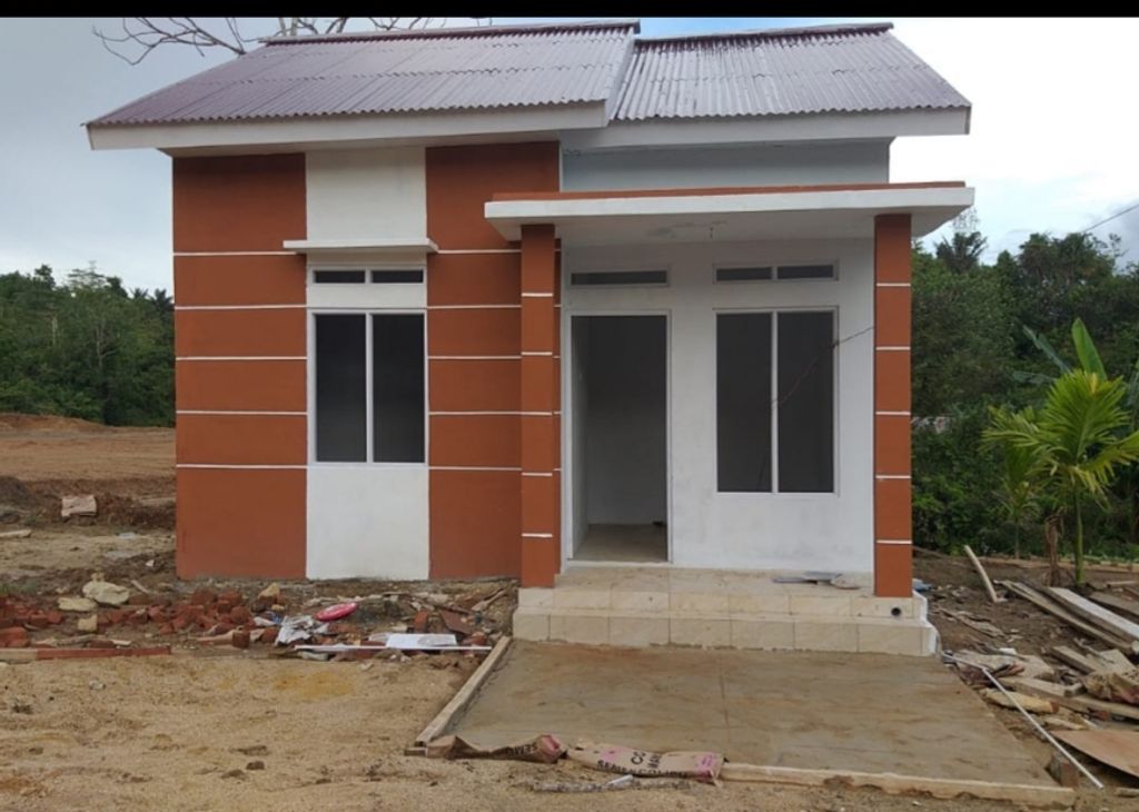 foto tampak rumah tipe 36 perumahan Cendrawasih Green Park 5