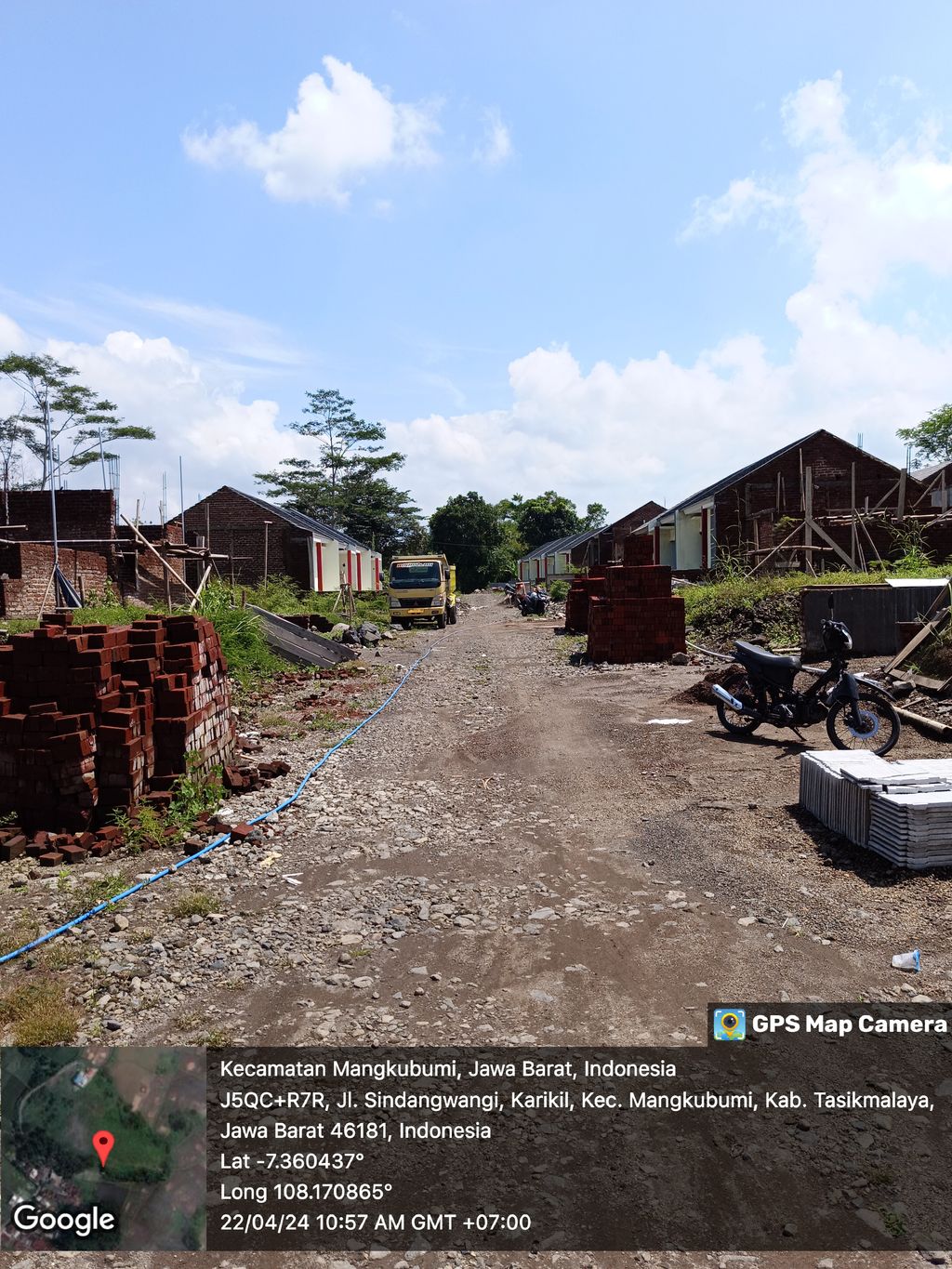 foto posisi tengah perumahan Kota Impian Mangkubumi 2