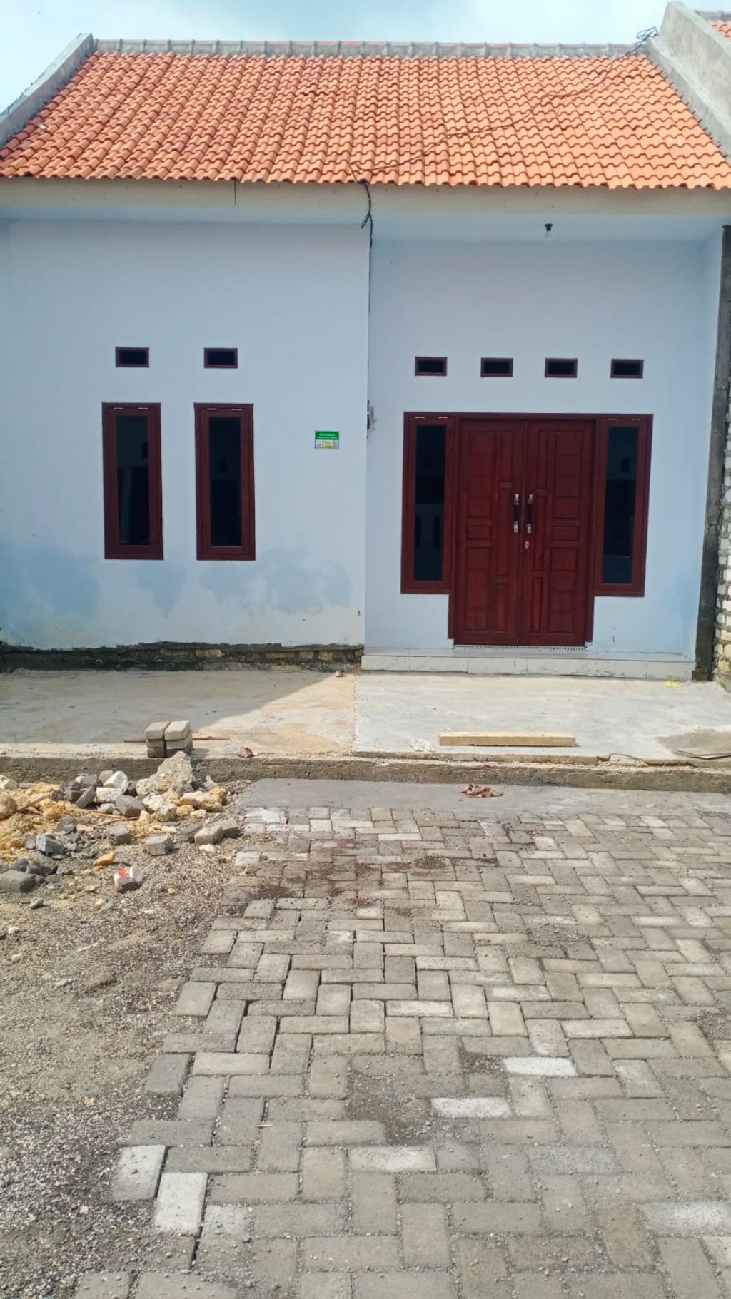 foto tampak rumah tipe 36 perumahan SAFIRA REGENCY SAMPANG III