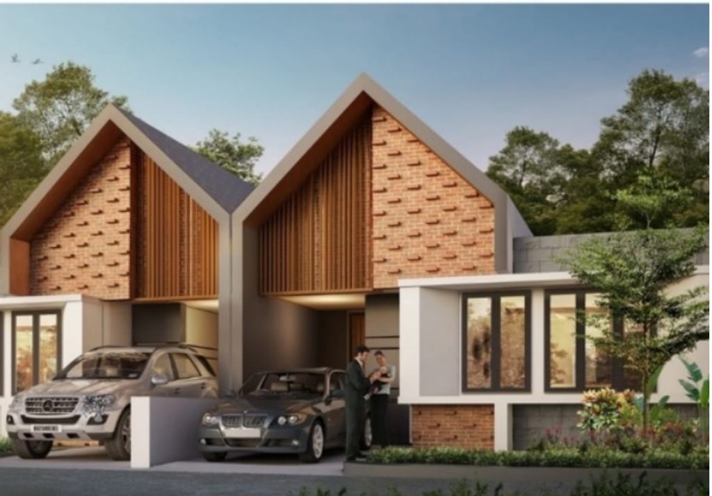 foto tampak rumah tipe T. 68 / 109 perumahan Perum AUSTINVILLE Tahap II