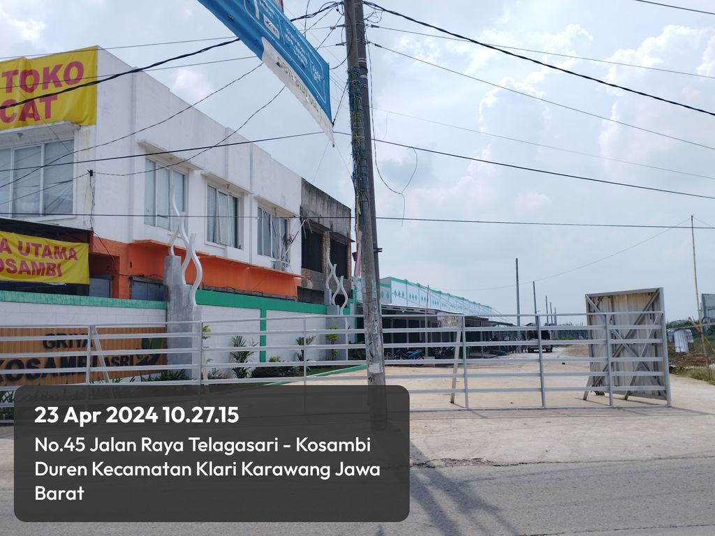 foto gerbang perumahan Griya Kosambi Asri