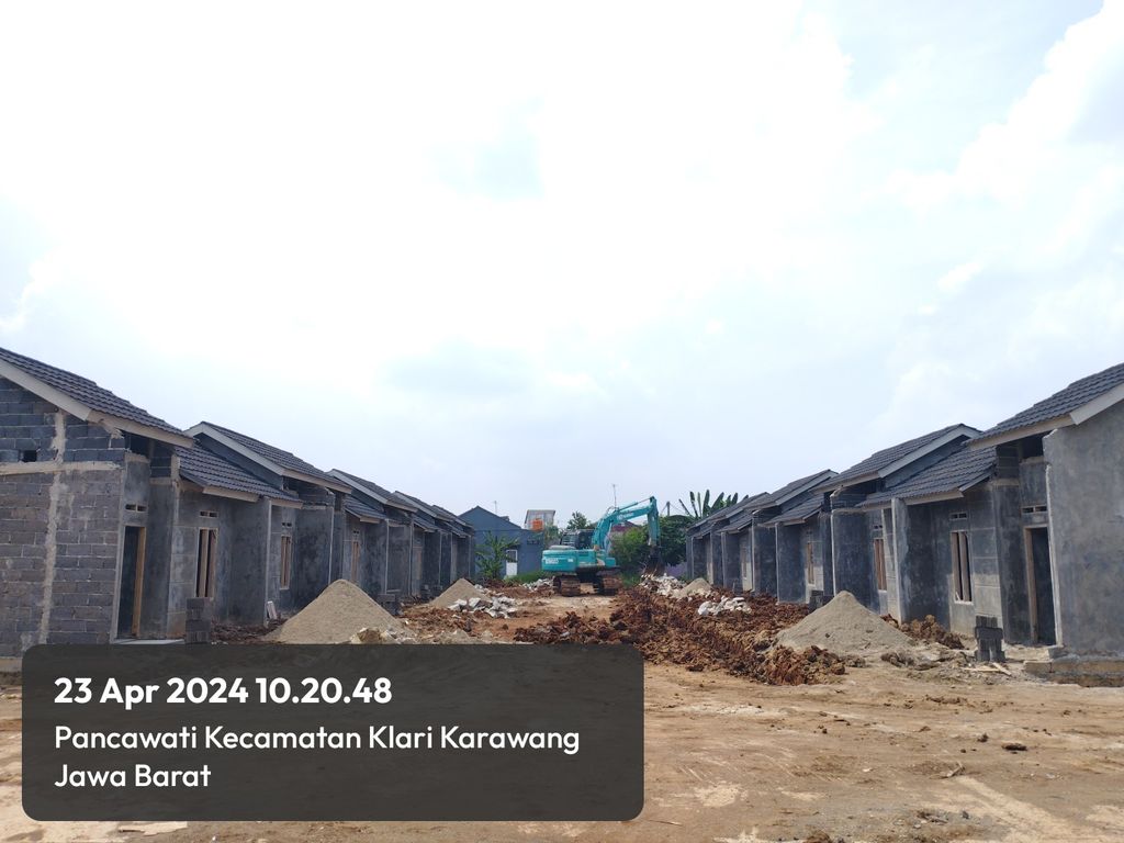 foto posisi tengah perumahan Griya Kosambi Asri