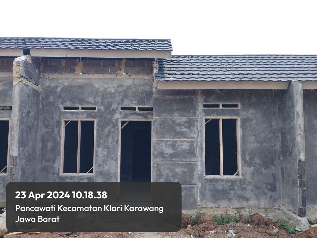 foto contoh rumah perumahan Griya Kosambi Asri
