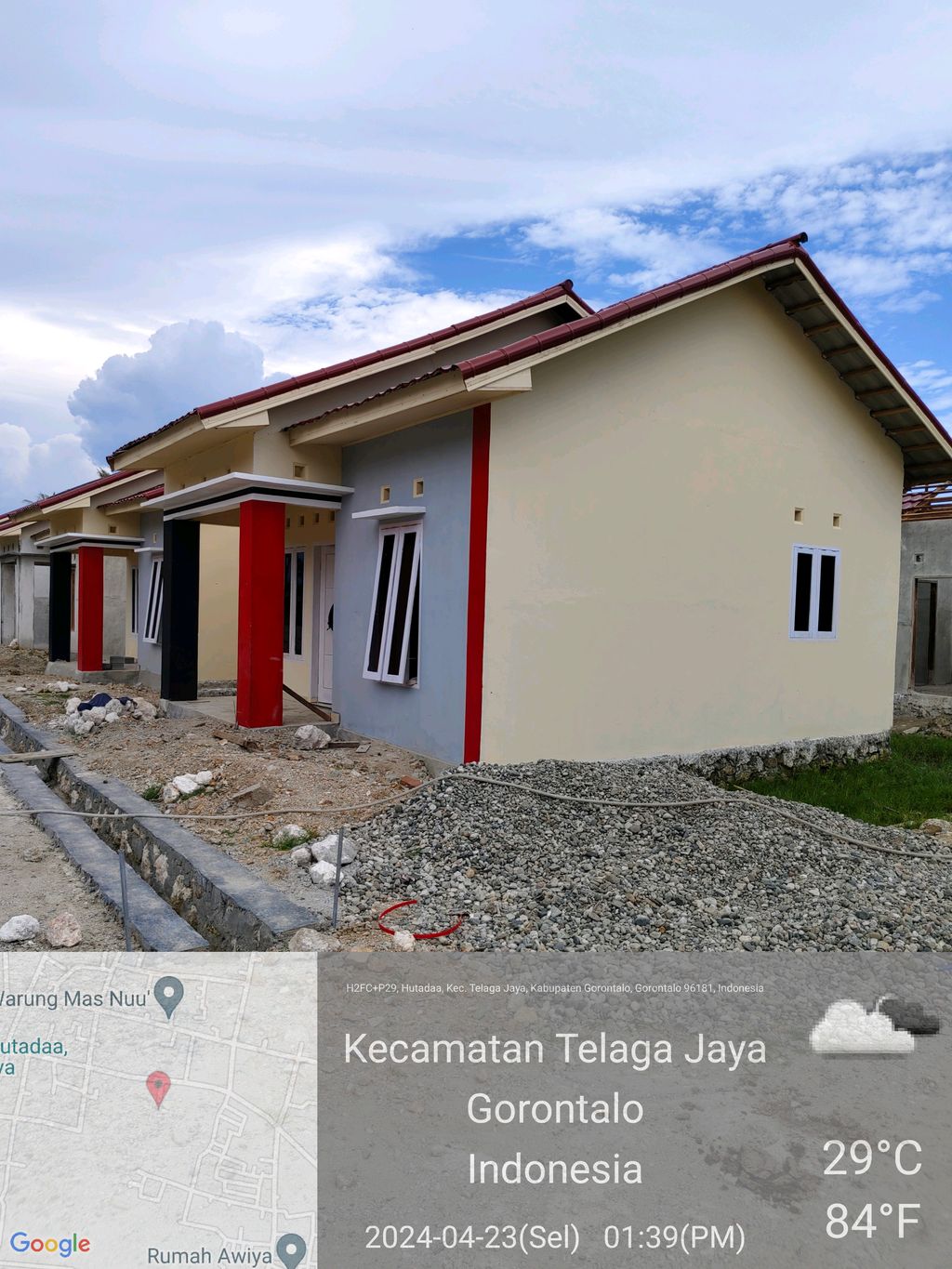 foto posisi tengah perumahan Padengo Permai 9 tahap II