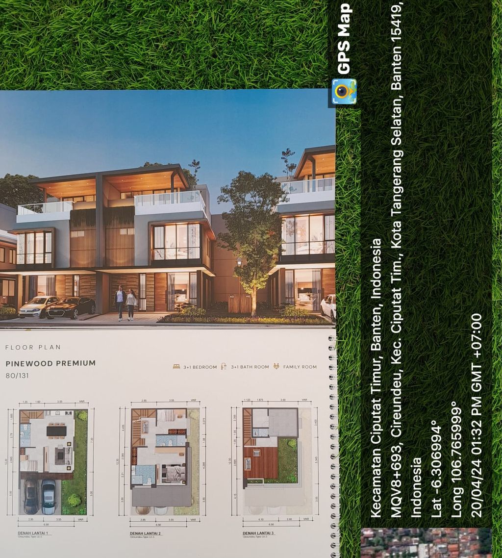 foto contoh rumah perumahan TREEHOUSE GUNUNG RAYA
