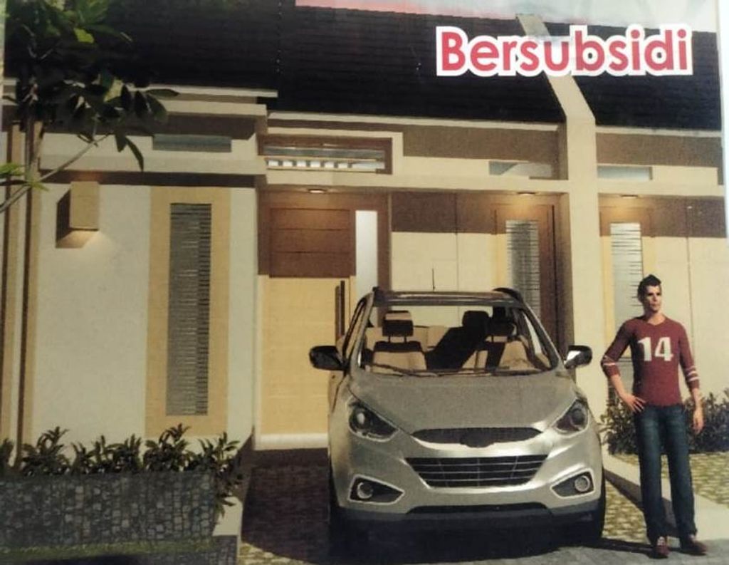 foto tampak rumah tipe 36 perumahan PERUMAHAN CITRA PESONA TAHAP II