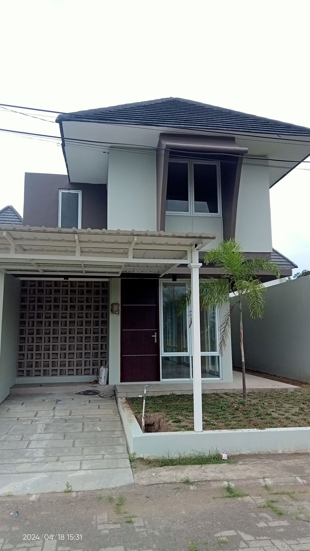 foto tampak rumah tipe ANGSANA perumahan KERJASAMA PPA NINDYA