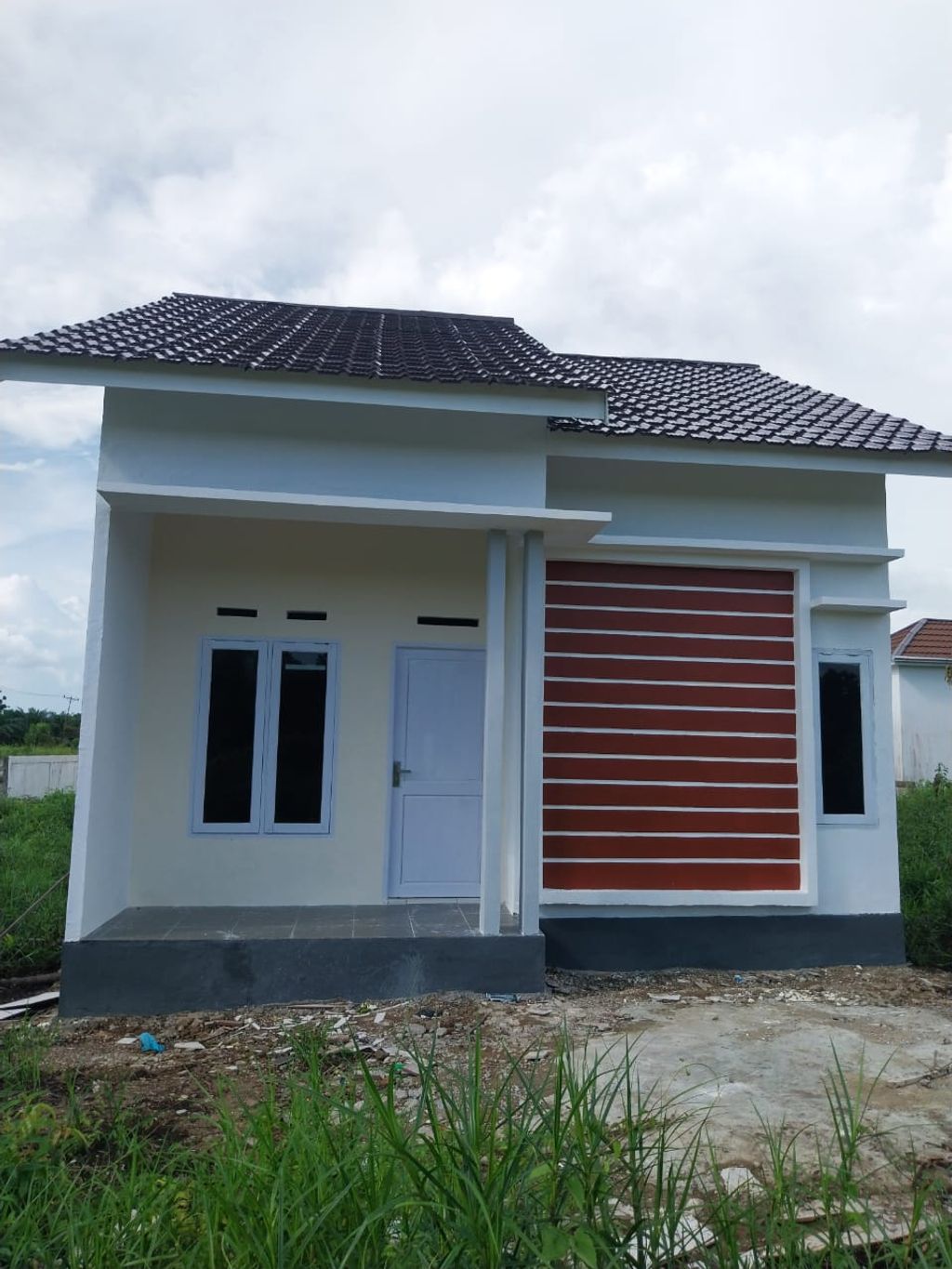 foto tampak rumah tipe 36 perumahan ARQA LAND 1
