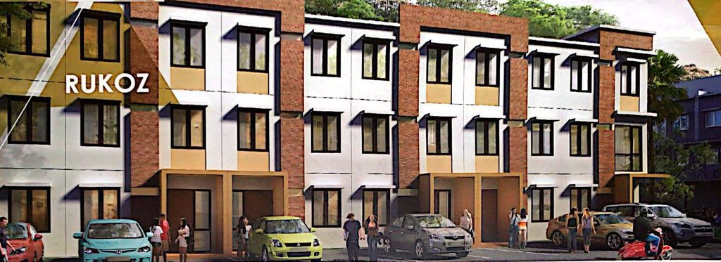 foto tampak rumah tipe STANDART perumahan U TOWN BINTARO JAYA