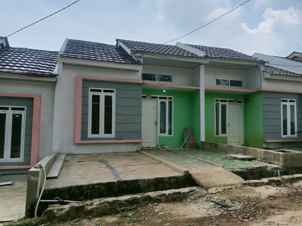 foto tampak rumah tipe subsidi 2024 perumahan Perumahan Samara Gardenia Natar