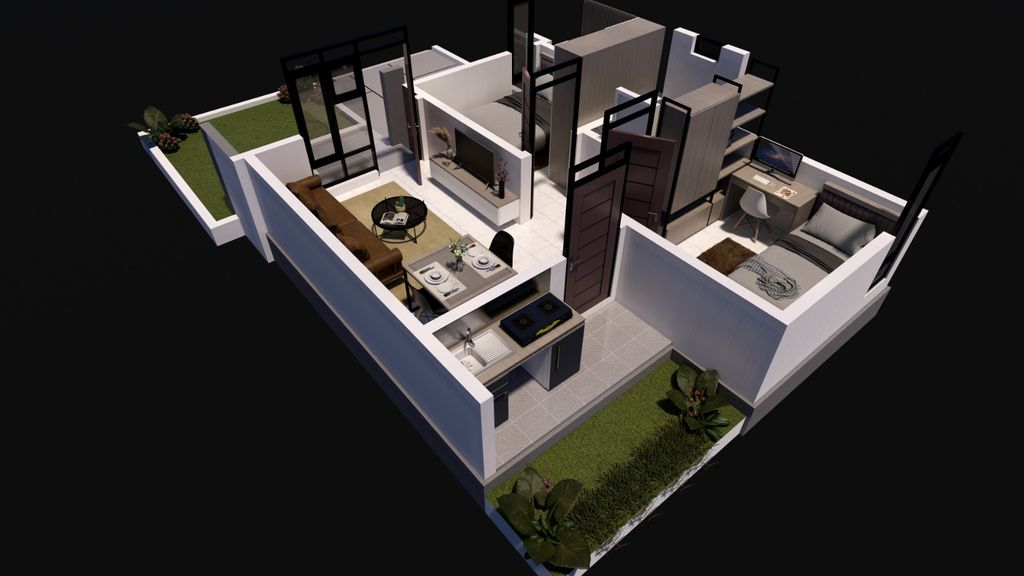 foto denah rumah tipe KOMPLEK DAMAI SEJAHTERA 12 perumahan KOMPLEK DAMAI SEJAHTERA 12