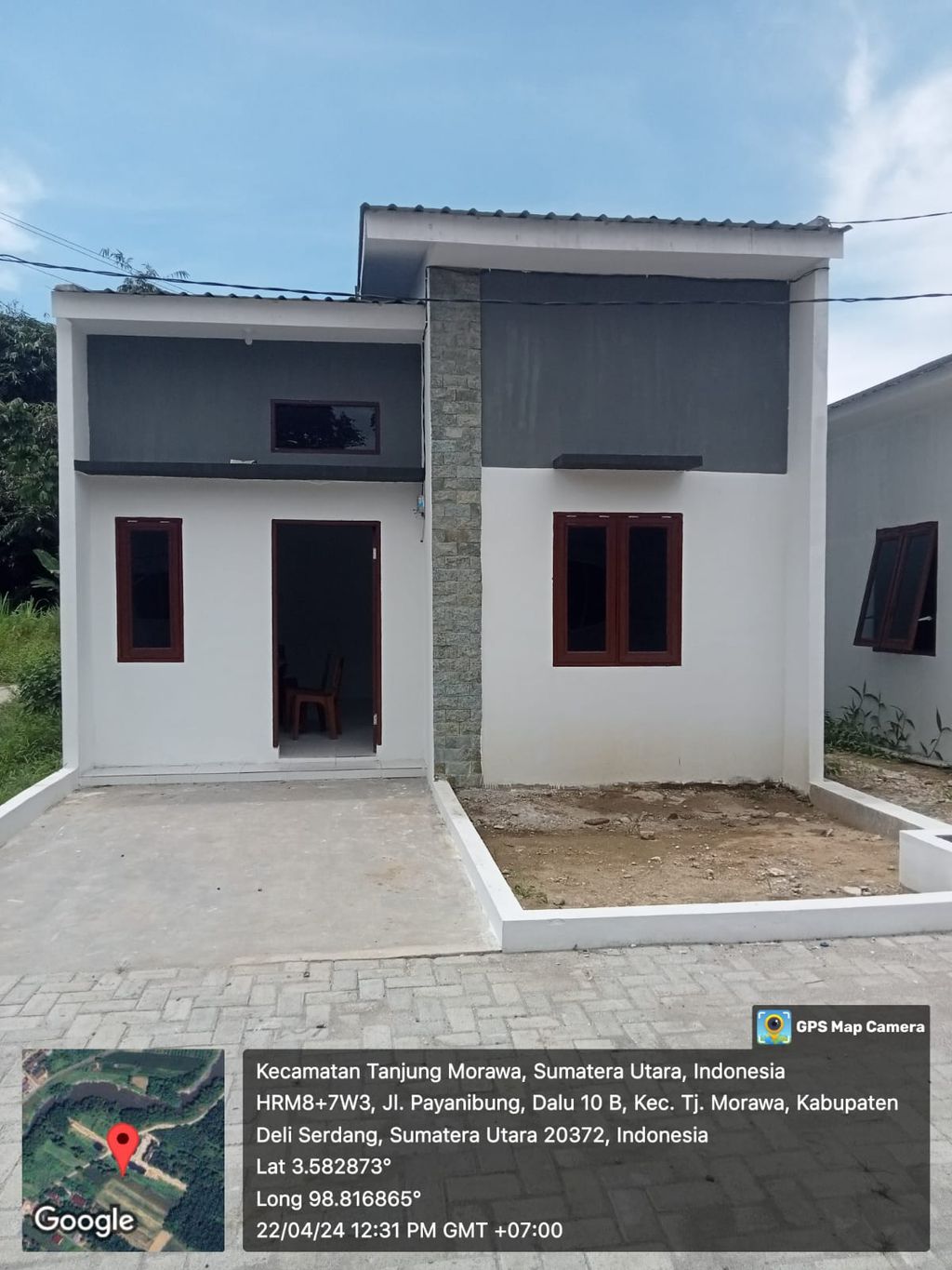 foto tampak rumah tipe 36 perumahan Perdana Residence