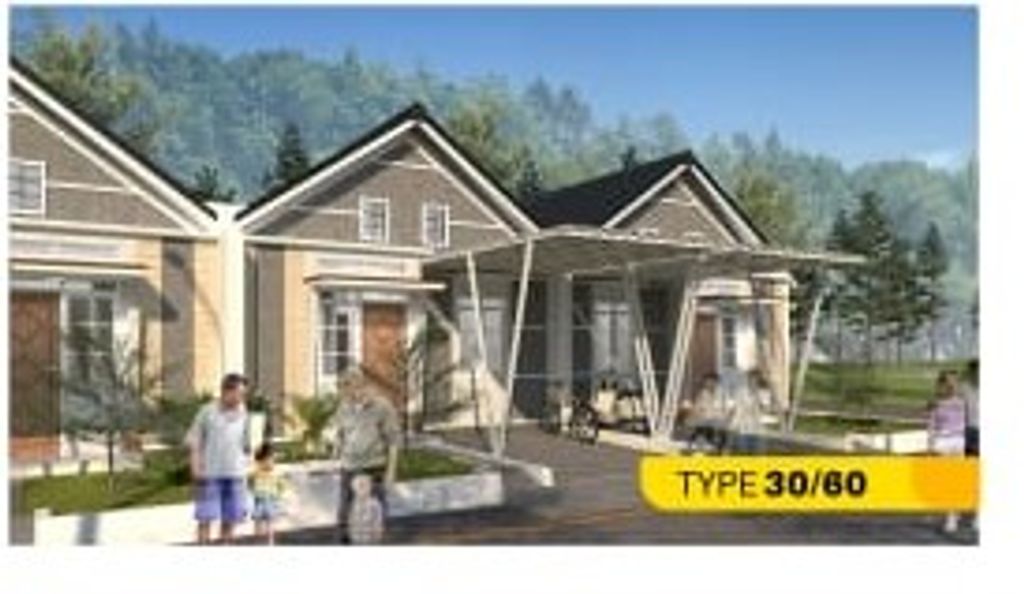 foto tampak rumah tipe bagas godang perumahan GARDEN CITY SARAKAN (GARDEN CITY SITANALA)