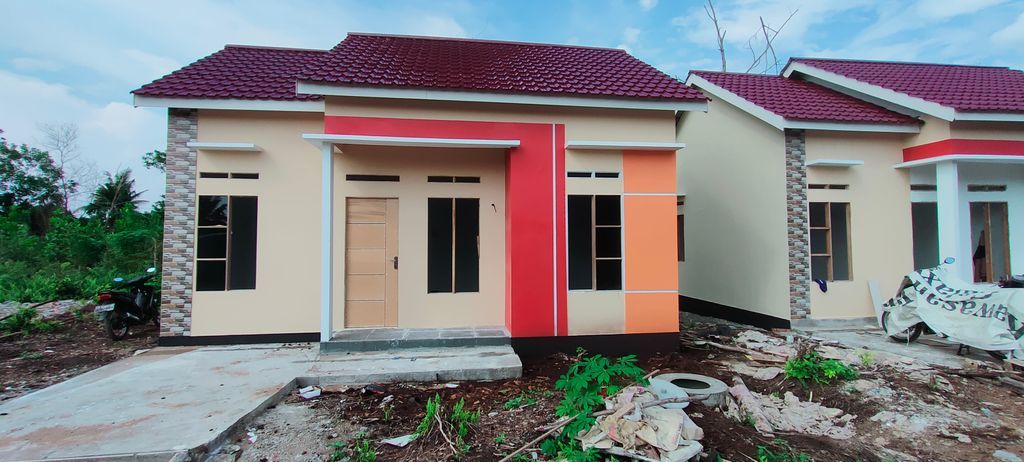 foto tampak rumah tipe 36 (2024) perumahan Rajawali Residence
