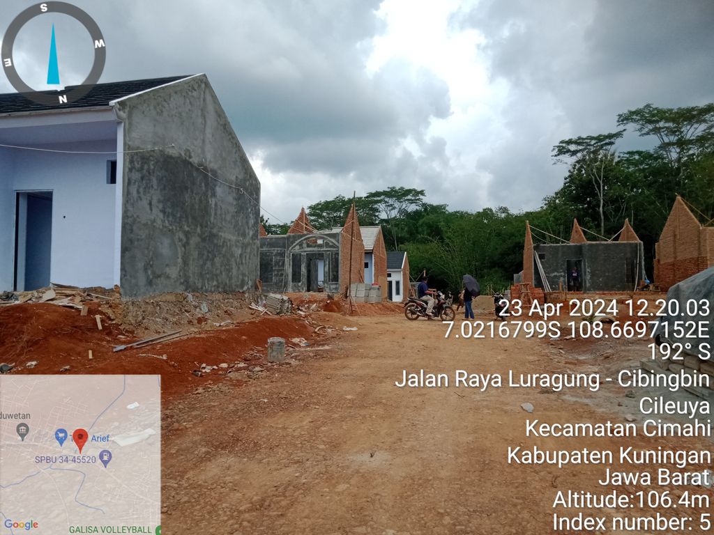 foto posisi tengah perumahan CIPTA LAND LURAGUNG