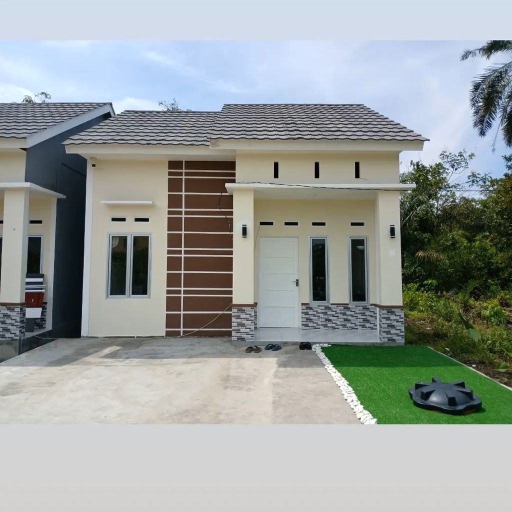 foto tampak rumah tipe RSH perumahan SENAYAN RESIDENCE 2