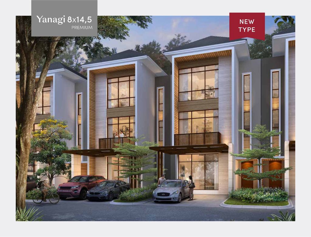 foto tampak rumah tipe Yanagi - PREMIUM perumahan MORIZEN