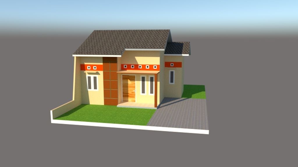 foto tampak rumah tipe 36 perumahan PERUMAHAN GRIYA SINGGASANA SAKTI 2