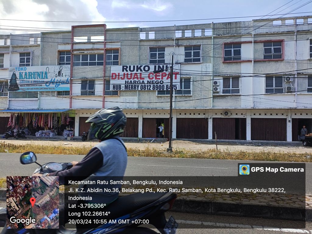 foto posisi tengah perumahan Pasar Minggu Square