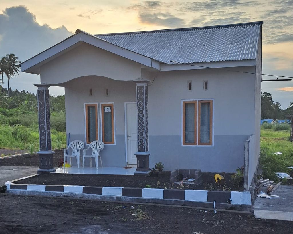 foto tampak rumah tipe 36 perumahan PERUMAHAN GLORY SAGERAT 2