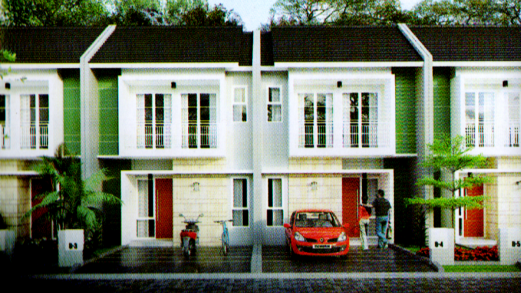 foto tampak rumah tipe PREMIUM perumahan PERSADA RESIDENCE