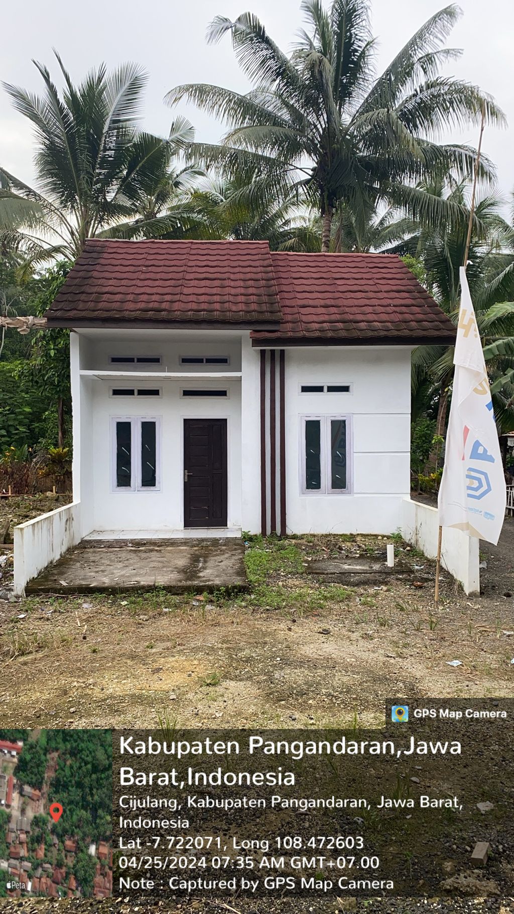 foto tampak rumah tipe 36/72 perumahan Kalangsari MR Reegency Tahap 2