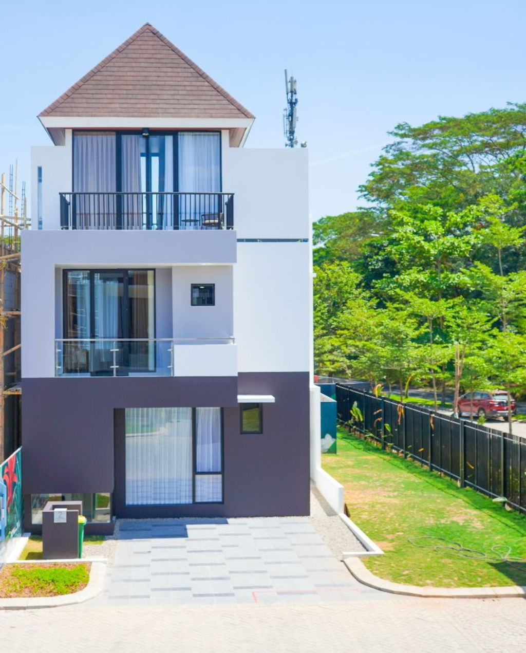 foto tampak rumah tipe Casablanca perumahan Jasmine Residence