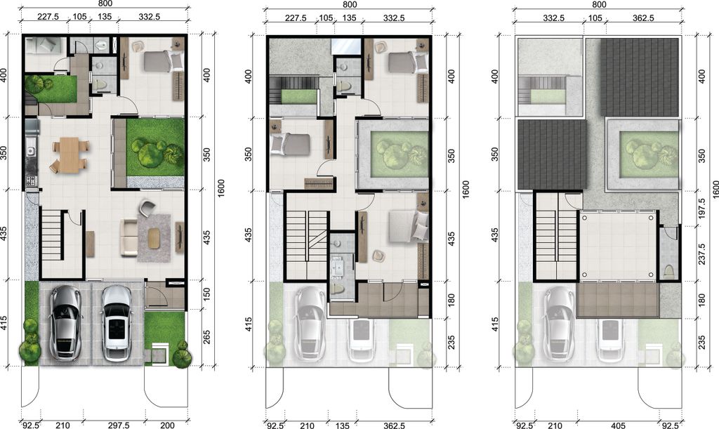 foto denah rumah tipe Casablanca perumahan Jasmine Residence