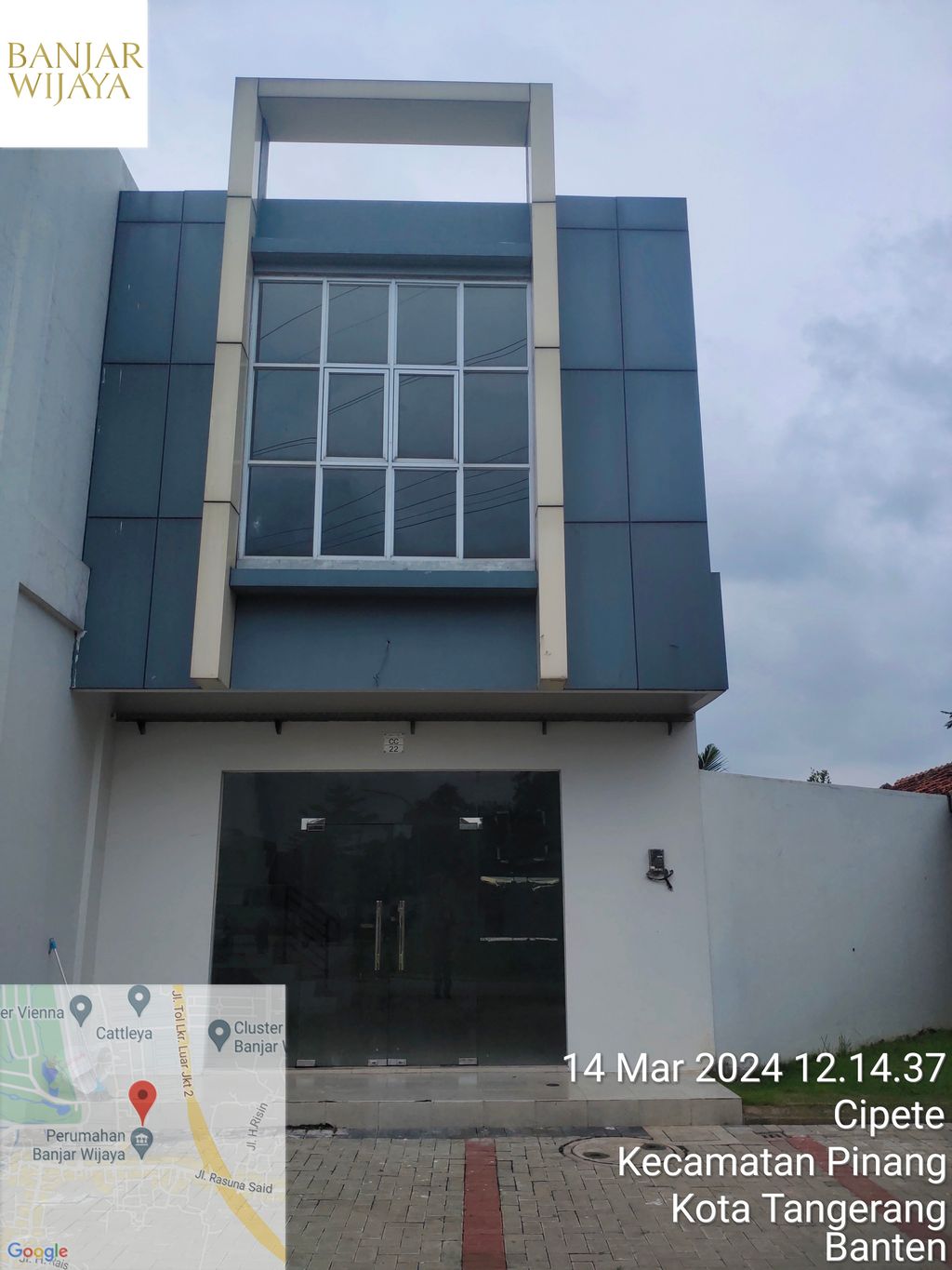 foto tampak rumah tipe ESTRELA CC/22 perumahan RUKO ESTRELA