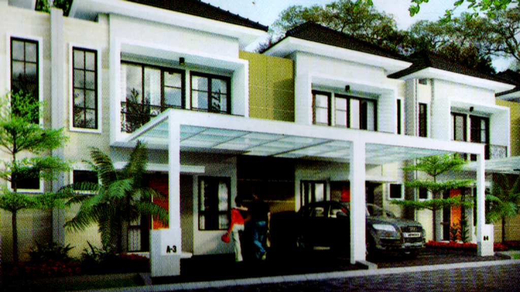 foto tampak rumah tipe LUXURY perumahan PERSADA RESIDENCE