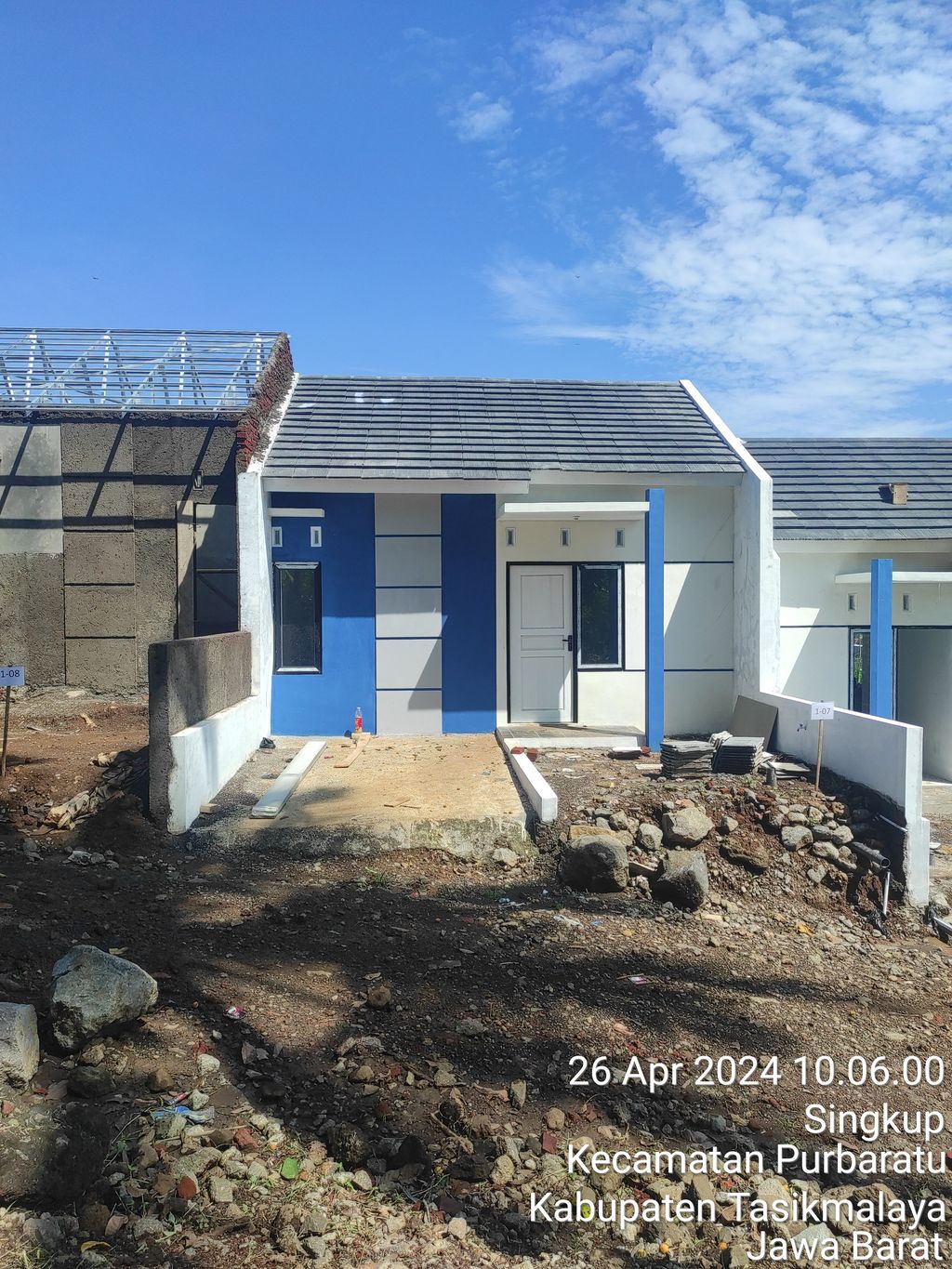 foto contoh rumah perumahan Kota Impian Purbaratu