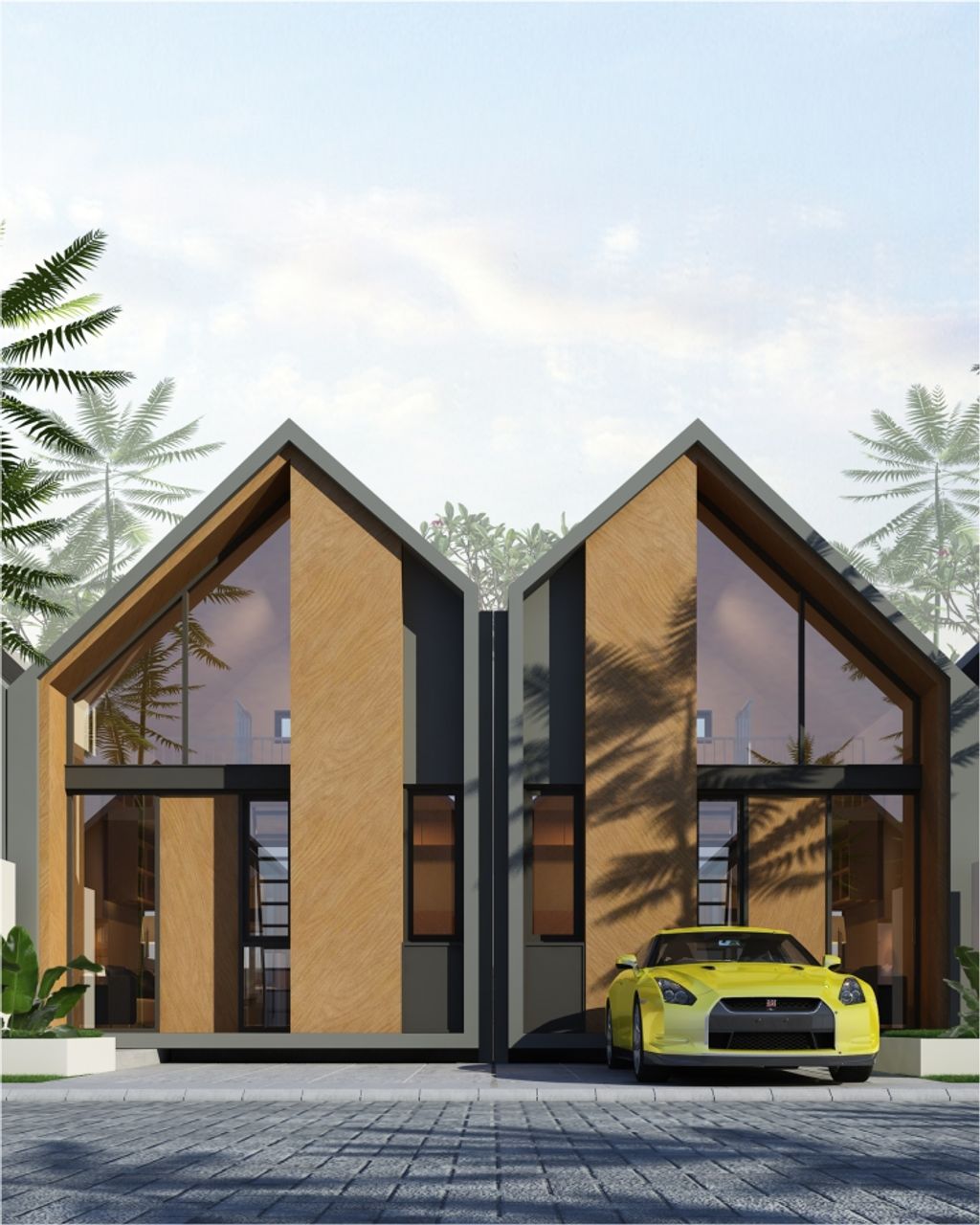 foto tampak rumah tipe Atlas Classic 2BR perumahan ROYAL RESIDENCE MENGANTI