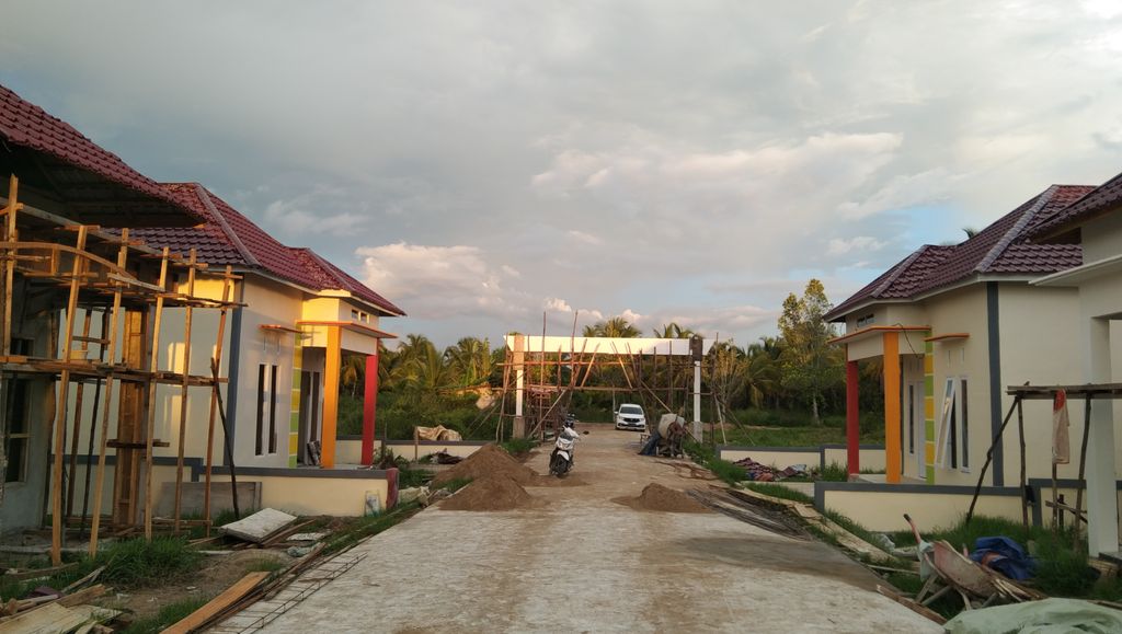 foto gerbang perumahan Griya Markaban Permai 2 G-H