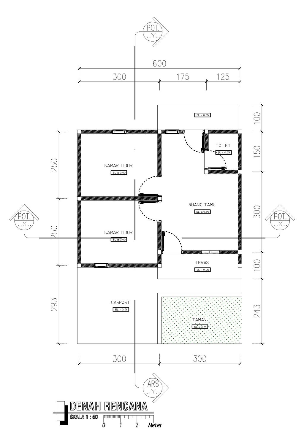 foto denah rumah tipe 30 perumahan ZAKIRA RESIDENCE 4